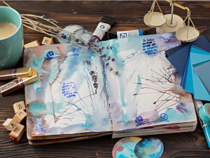 Cahier deuil exprimer  poesie couleurs beauté