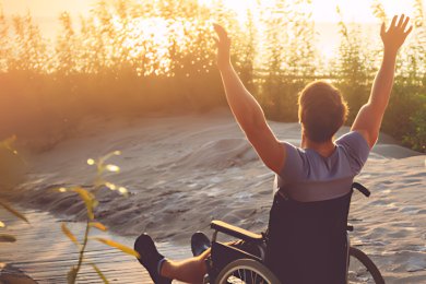  massage fauteuil roulant, handicap s'évader,  se relier à son corps.