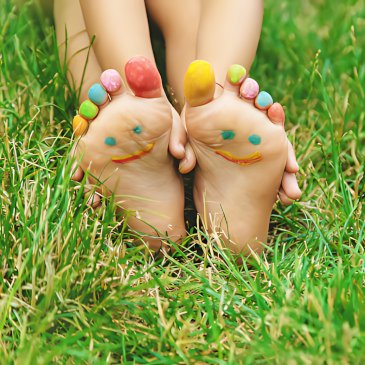  pieds joyeux ludique joie enfant